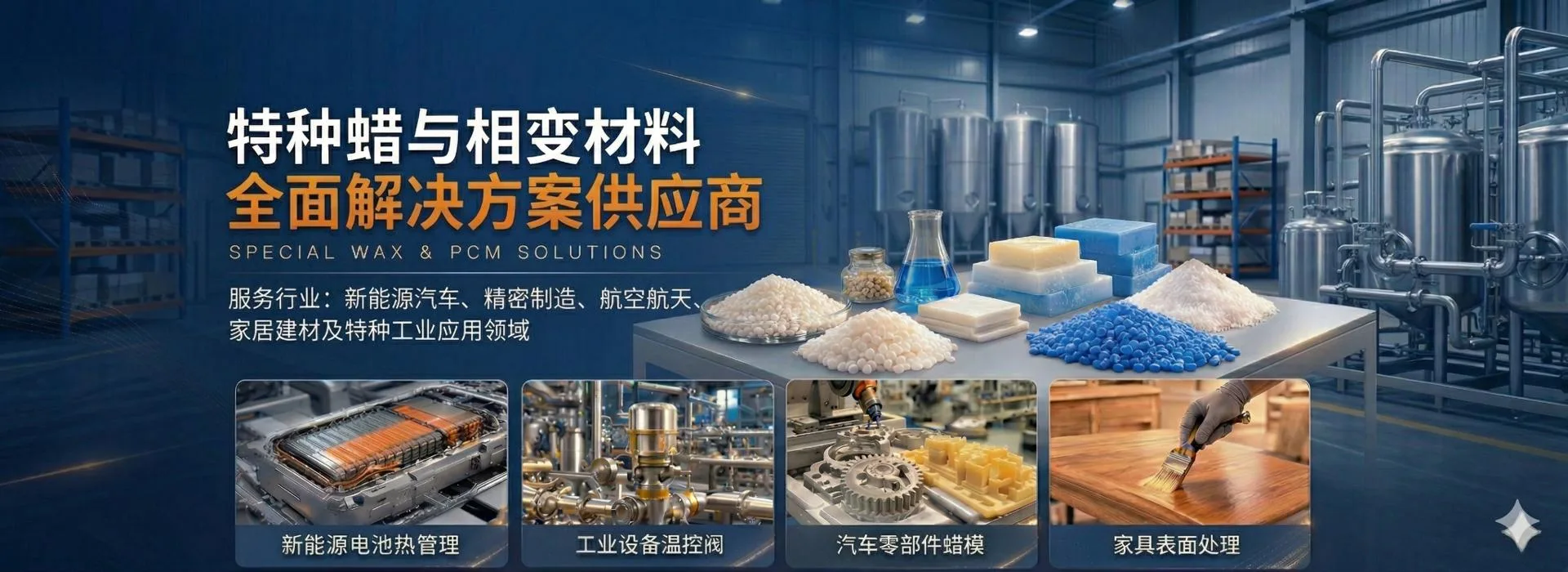 首页 抚顺同泰石蜡 - 特种蜡与相变储能材料应用解决方案供应商